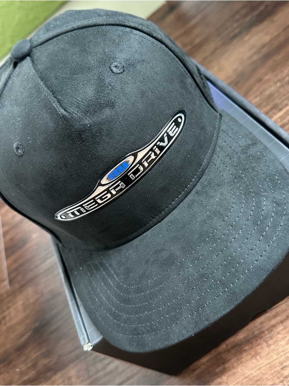 Lavair Mega Drive Black Suede Baseball Cap